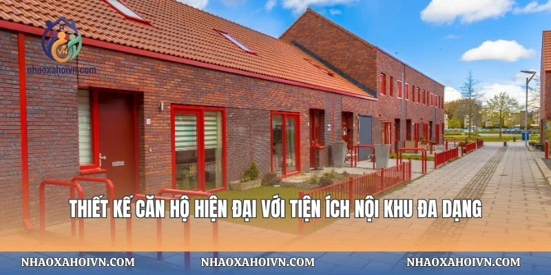 Thiết kế căn hộ hiện đại với tiện ích đa dạng